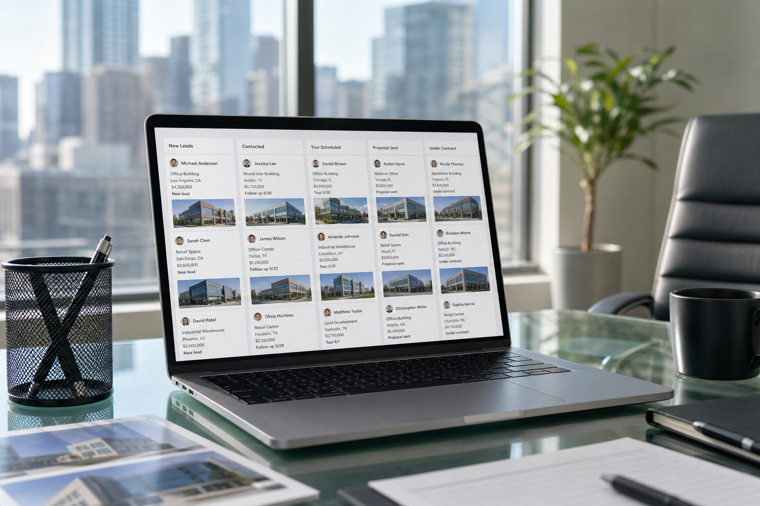 Antela lead capture — inquiries enter the CRM automatically from listing marketing