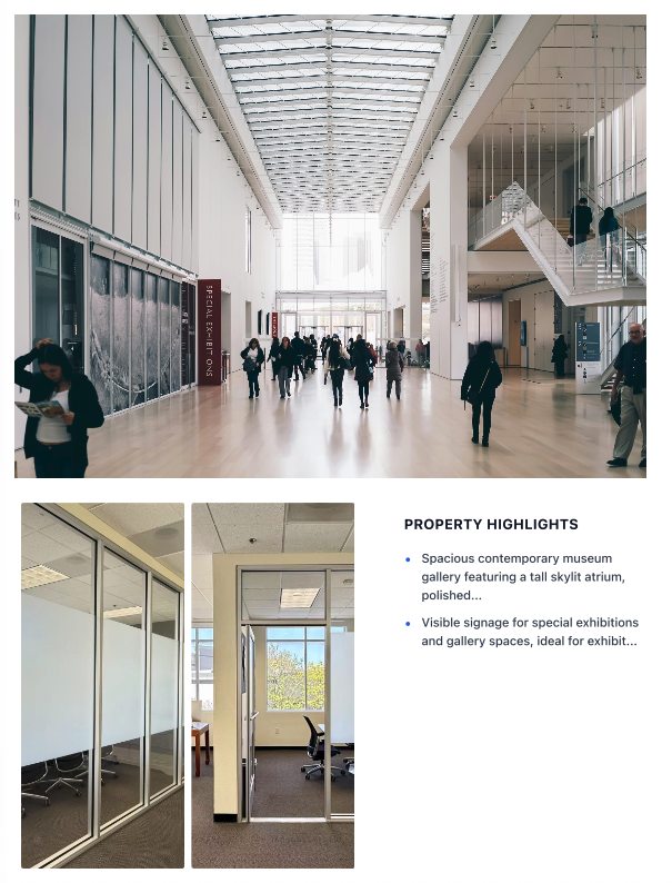 Brokerage-branded marketing package sample page
