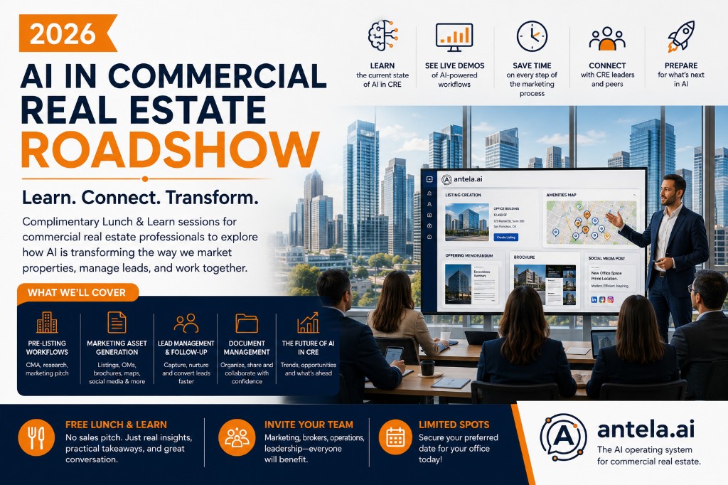 Announcing the 2026 AI in Commercial Real Estate Roadshow
