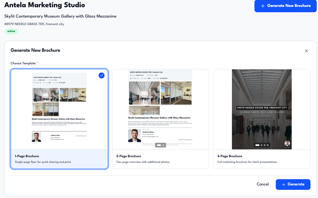 Antela platform preview for international CRE